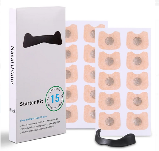 Dilatador de respiracion nasal magnetico