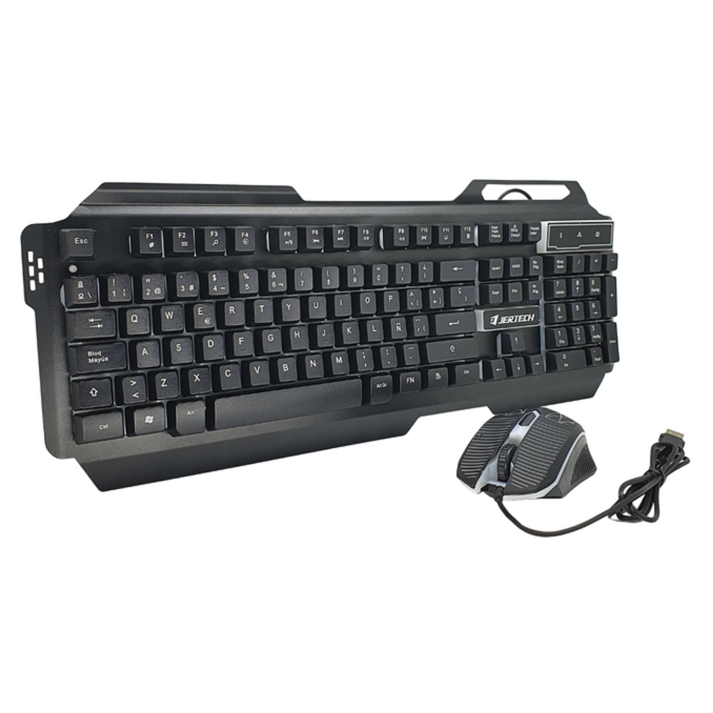 combo teclado alambrico+limpiador