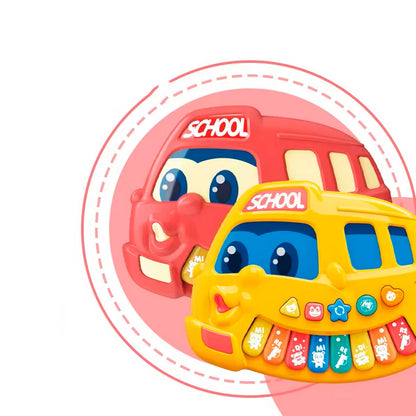 Piano Bus Escolar Sonido Y Notas Musical