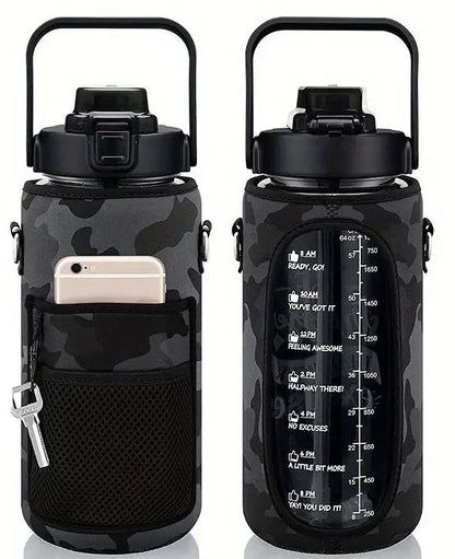 Trio Botella Motivacional + Funda