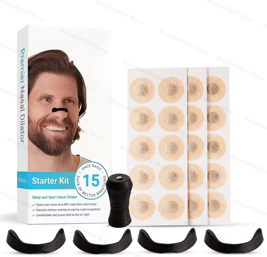 Dilatador de respiracion nasal magnetico