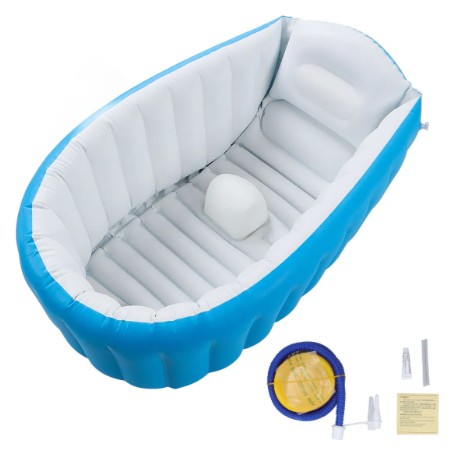 Bañera Inflable Para Bebés, Bomba De Air