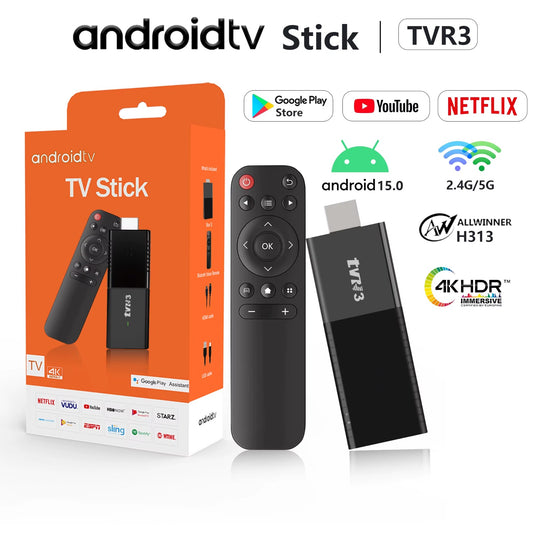 TV Stick Android 15.0 – 4K Ultra HD