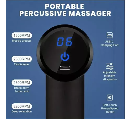 MASAJEADOR PISTOLA CORPORAL ELECTRICA