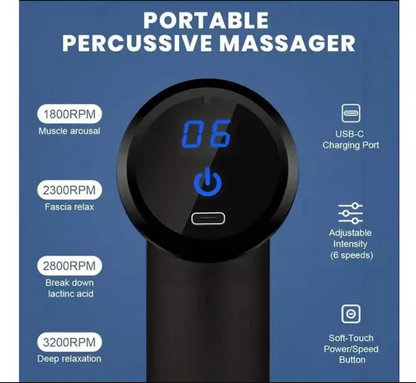 MASAJEADOR PISTOLA CORPORAL ELECTRICA