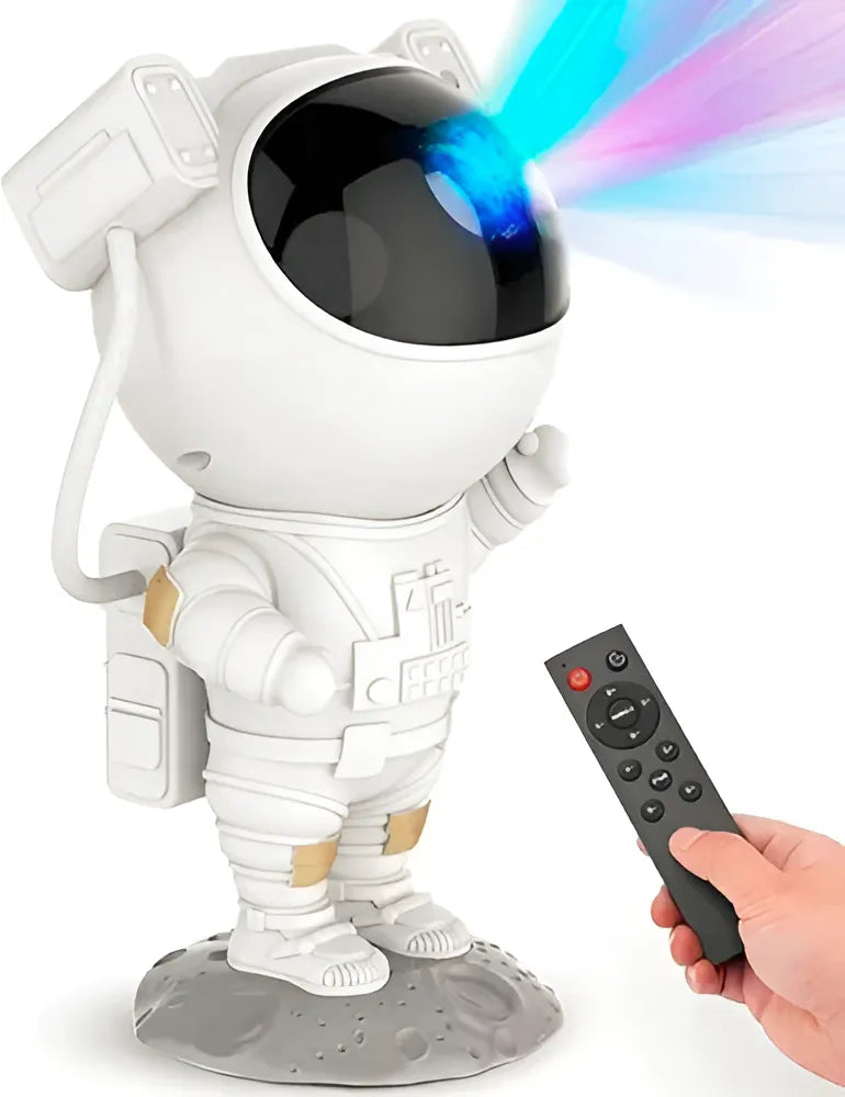 Astronauta Proyector De Luces Galaxia Con Bluetooth Y Parlante